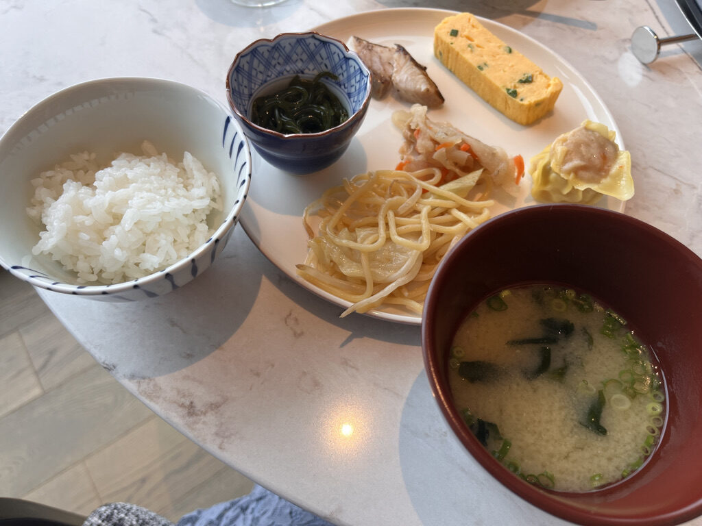 長崎マリオット　ラウンジ　朝食　宿泊記　ブログ　プラチナ特典