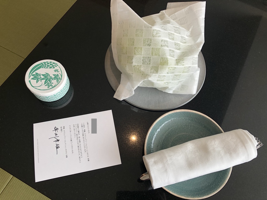 翠嵐ラグジュアリーコレクションホテル京都　口コミ　ブログ　朝食　人力車　シャンパンディライト　プラチナ特典　子連れ