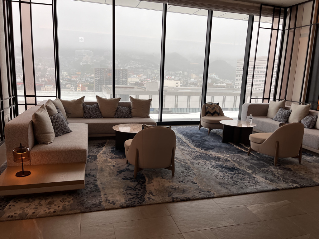 長崎マリオット　ラウンジ　朝食　宿泊記　ブログ　プラチナ特典