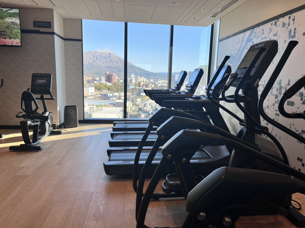 シェラトン鹿児島　宿泊記　部屋　温泉　ジム　無料シャトルバス