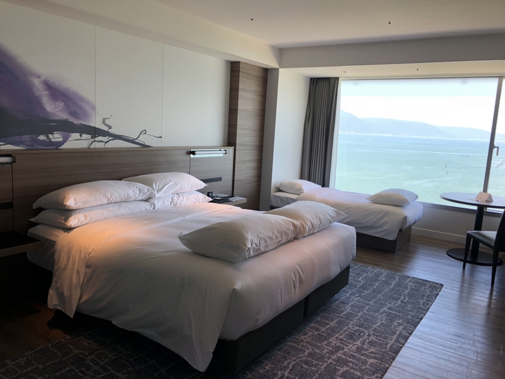 琵琶湖マリオットホテル　宿泊　SPGアメックス　特典