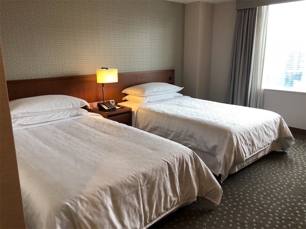 横浜ベイシェラトンホテル＆タワーズ　ラグジュアリーフロアー宿泊記　SPGアメックス　特典