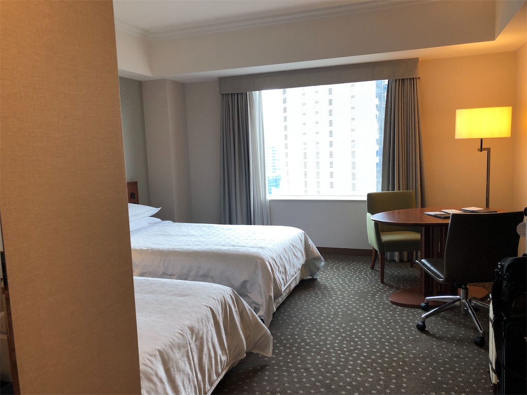 横浜ベイシェラトンホテル＆タワーズ　ラグジュアリーフロアー宿泊記　SPGアメックス　特典