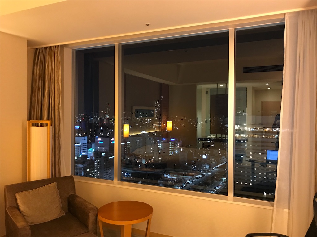 シェラトングランドホテル広島　クラブキングルーム　宿泊記　SPGアメックス　特典　比較　クラブキングルームとデラックスコーナーキングルームどっち