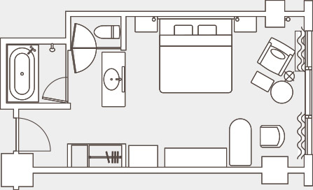 シェラトングランドホテル広島　クラブキングルーム　宿泊記　SPGアメックス　特典　比較　クラブキングルームとデラックスコーナーキングルームどっち