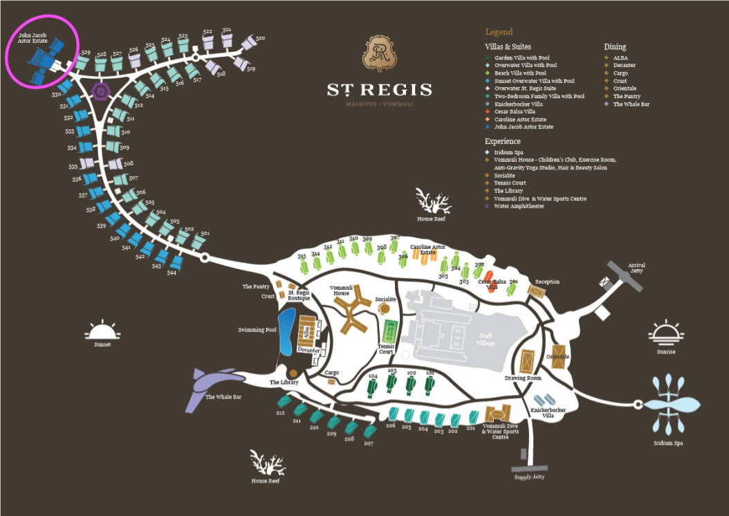 バトラーに聞いた!セントレジス・モルディブ・ヴォンムリ・リゾート 目的別、適した部屋とは? 59 セントレジス・モルディブ・ヴォンムリ・リゾート 部屋 子連れ どこがいい? シュノーケリング プライバシー