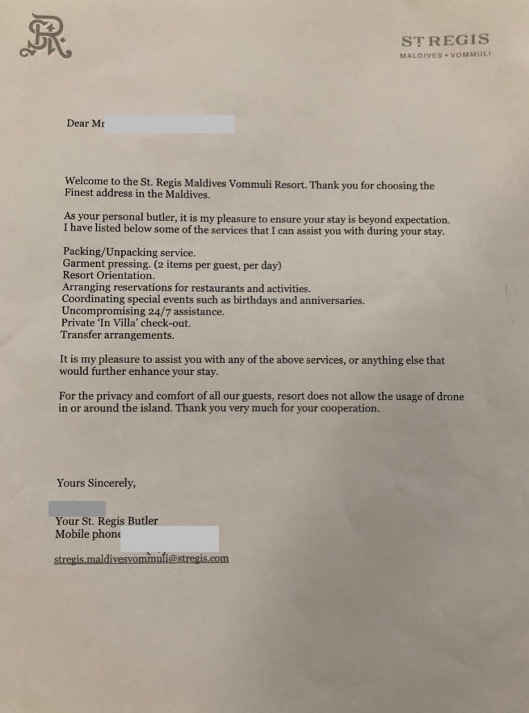 セントレジスモルディブに泊まった感想☆悪評を気にしてこのホテルに泊まらないのは勿体無い!高いだけでサービス最悪なホテルだと思うのはこんな人。 5 セントレジスモルディブ 感想 悪評 高い サービス 最悪 口コミ