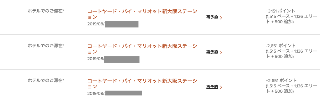 マリオット　ホテル　ポイント　効率いい貯め方つかない　ポイント　特典