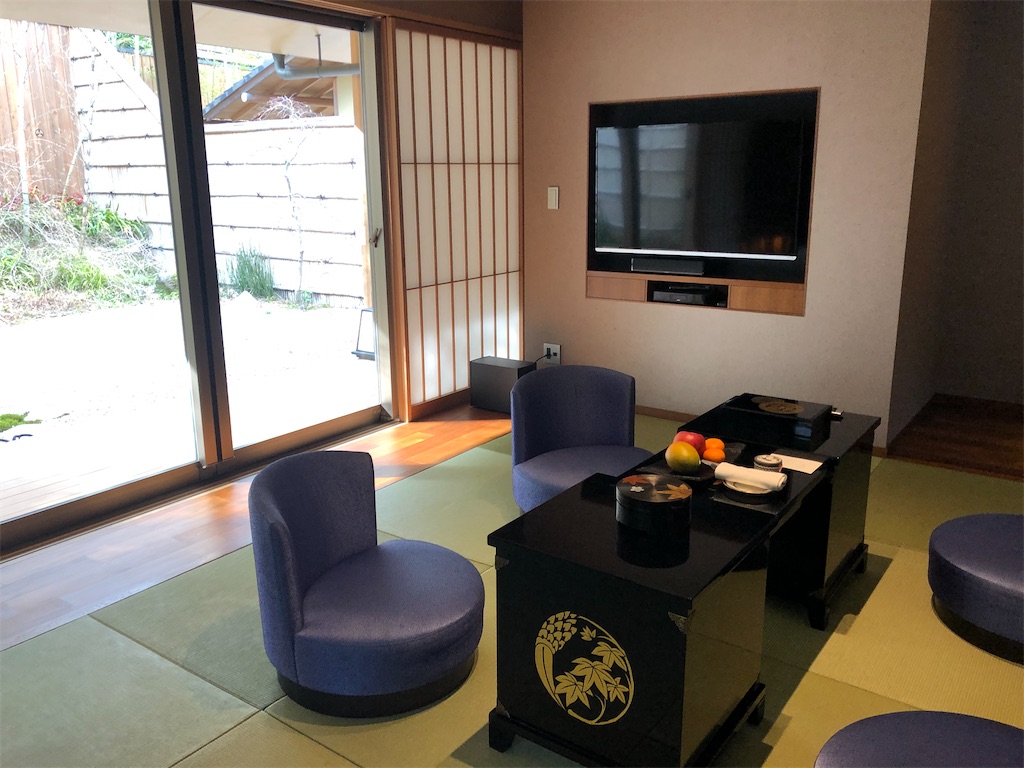 翠嵐ラグジュアリーホテル京都 玉兎 ぎょくと 温泉露天風呂付 ガーデンテラススイート 宿泊 SPGアメックス 特典