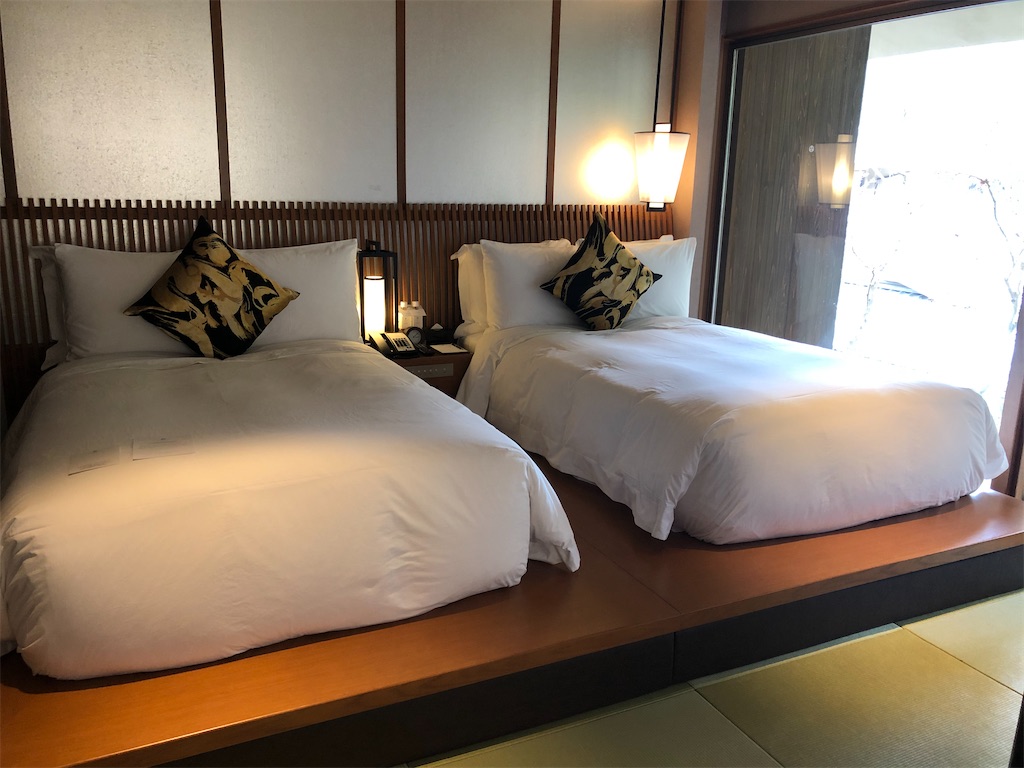 翠嵐ラグジュアリーホテル京都 玉兎 ぎょくと 温泉露天風呂付 ガーデンテラススイート 宿泊 SPGアメックス 特典