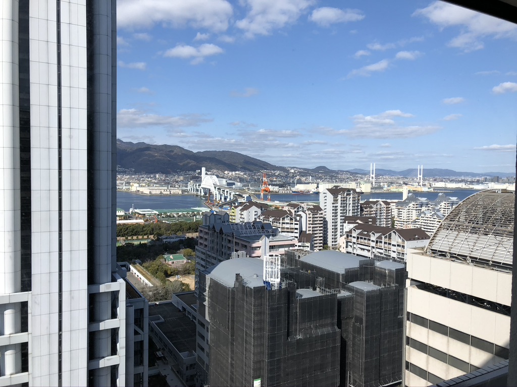 神戸シェラトンホテル＆タワーズ　プリファードフロアデラックスツインルーム　朝食　クラブラウンジ　宿泊記　口コミ　レビュー　SPGアメックス　特典　子供添い寝無料