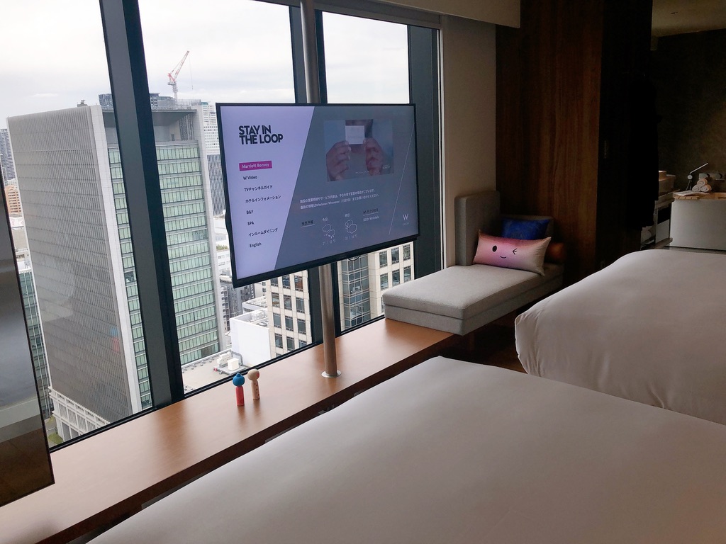 w大阪　ホテル　宿泊記　大浴場　駐車場　プール　読み方　プラチナ特典　マリオットボンヴォイアメックス紹介