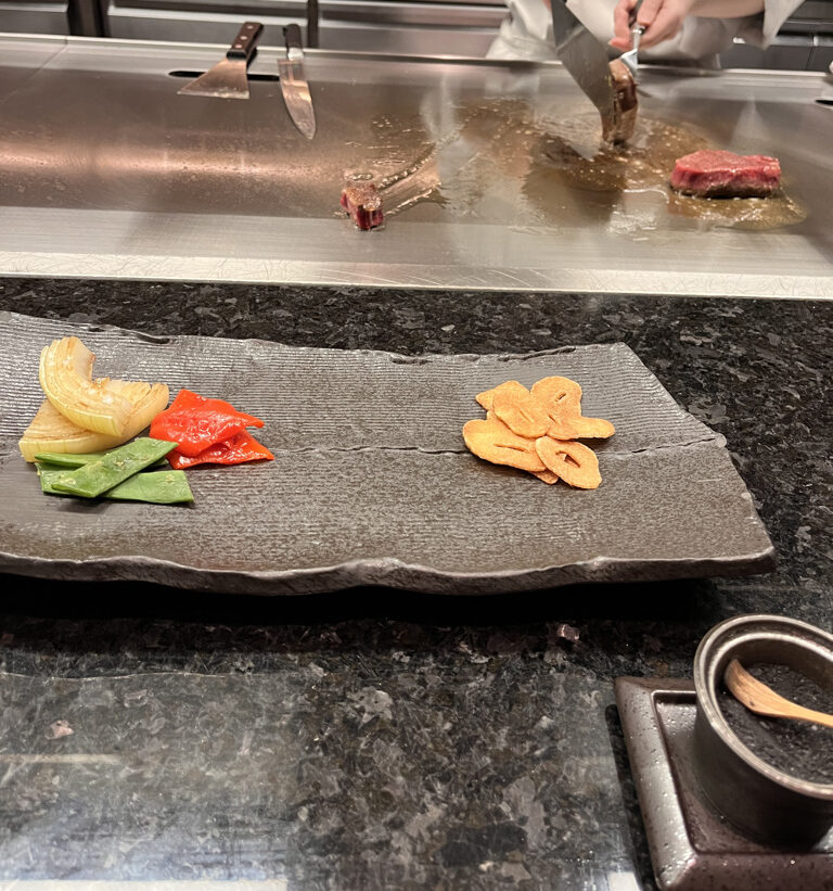 JWマリオット奈良の校倉(あぜくら)で鉄板焼ランチを味わってきました〜!割引やお値段以上に食べれる方法とは 6 マリオット奈良 ランチ 校倉 鉄板焼 レストラン 割引 マリオット特典 誕生日 記念日