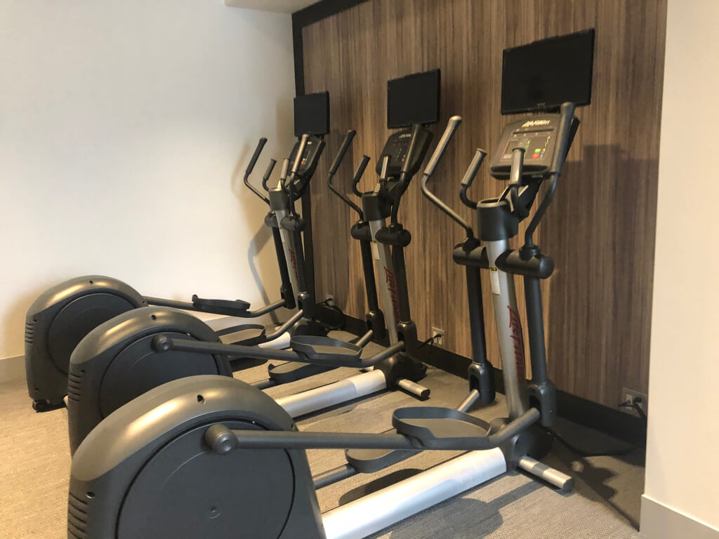 琵琶湖マリオットホテル　宿泊記　温泉付きプレミアム　SPGアメックス特典　格安宿泊　SPGアメックス紹介　子連れ旅　プラチナ特典　　館内施設　　フィットネスセンター　ジム