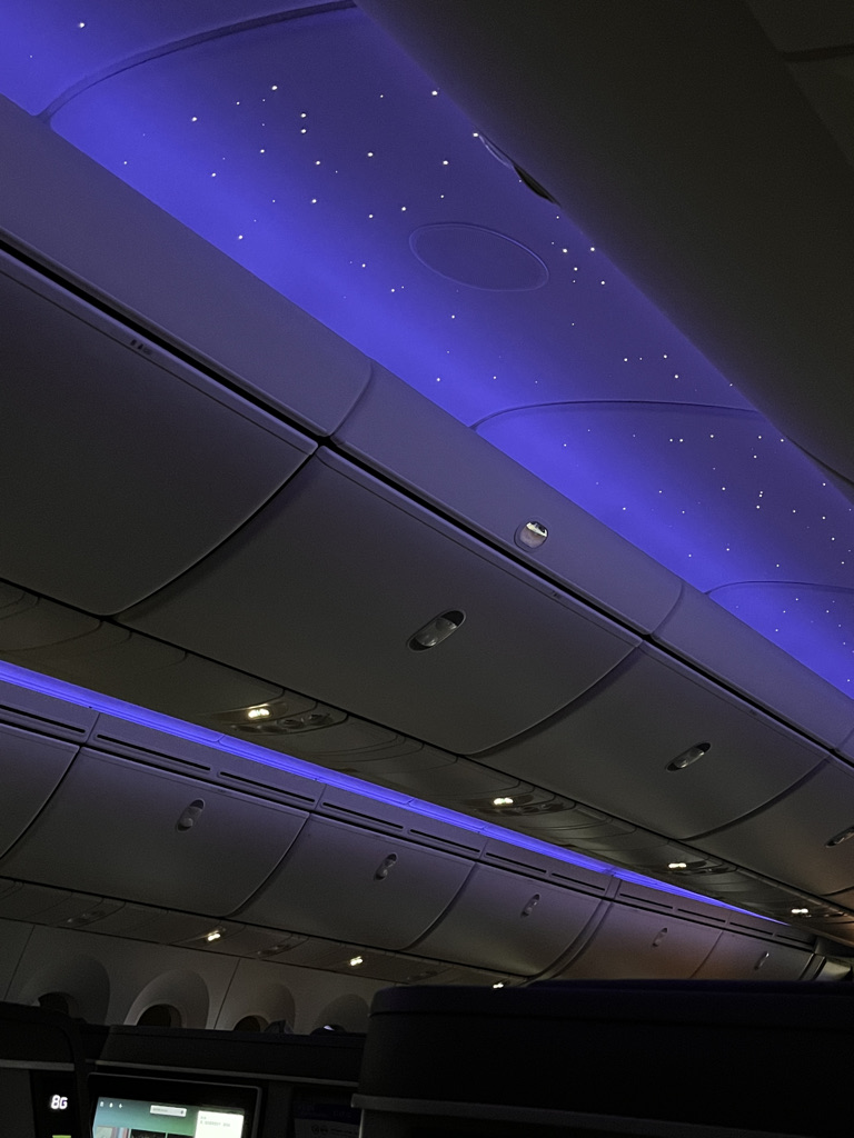 エバー航空 787-10 ビジネスクラス　搭乗記　機内食