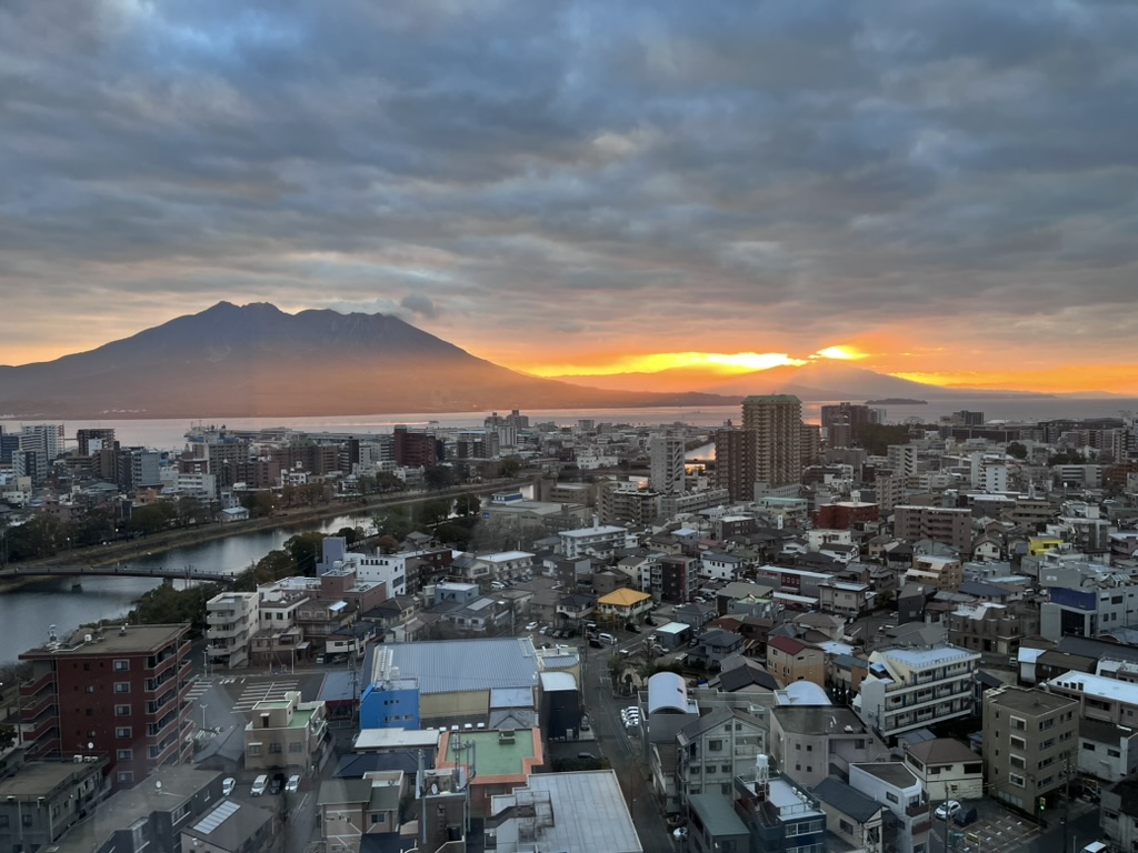 シェラトン鹿児島　宿泊記　部屋　温泉　ジム　無料シャトルバス