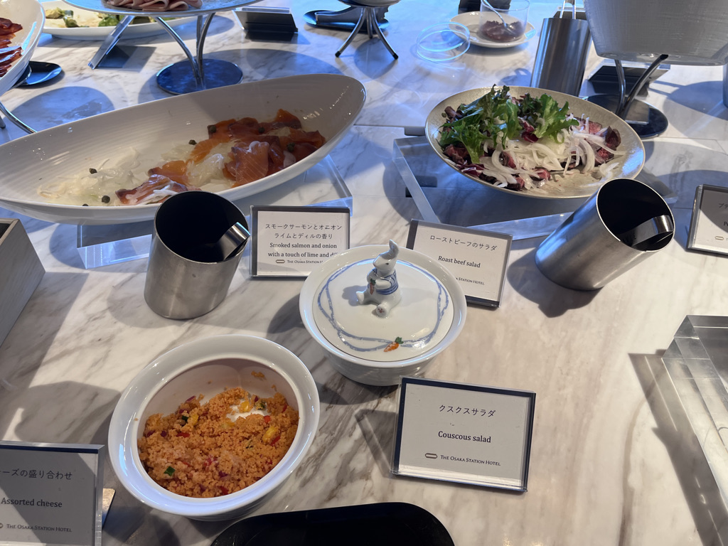 大阪ステーションホテル 子連れ 宿泊記 朝食 スペシャリティサロン　ラウンジ プラチナ特典