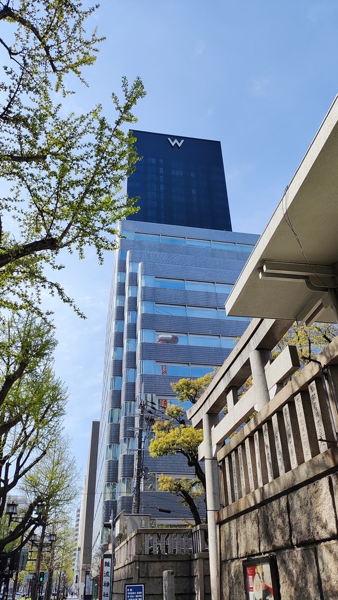 w大阪　ホテル　宿泊記　大浴場　駐車場　プール　読み方　プラチナ特典　マリオットボンヴォイアメックス紹介