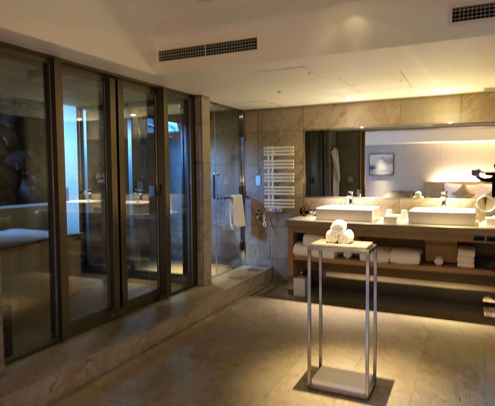 翠嵐ラグジュアリーコレクションホテル京都　記念日　宿泊記　ブログ　駐車場　朝食　プラチナ特典　人力車　シャンパンディライト　嵐山温泉　SPGアメックス　紹介