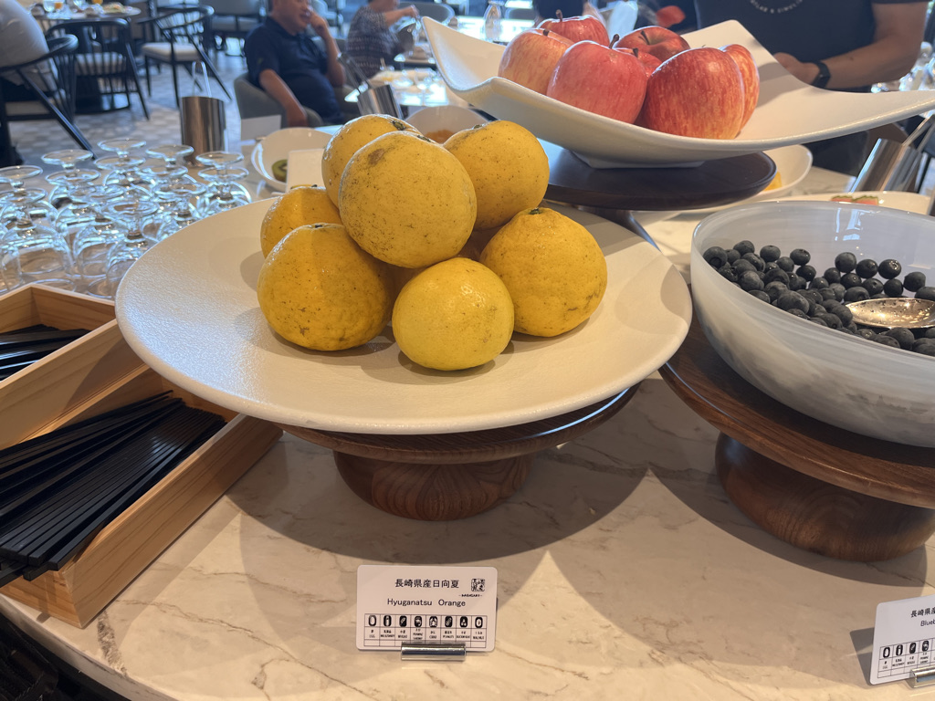 長崎マリオット　ラウンジ　朝食　宿泊記　ブログ　プラチナ特典