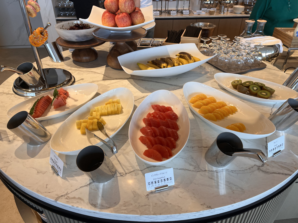 長崎マリオット　ラウンジ　朝食　宿泊記　ブログ　プラチナ特典