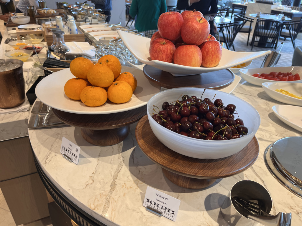 長崎マリオット　ラウンジ　朝食　宿泊記　ブログ　プラチナ特典