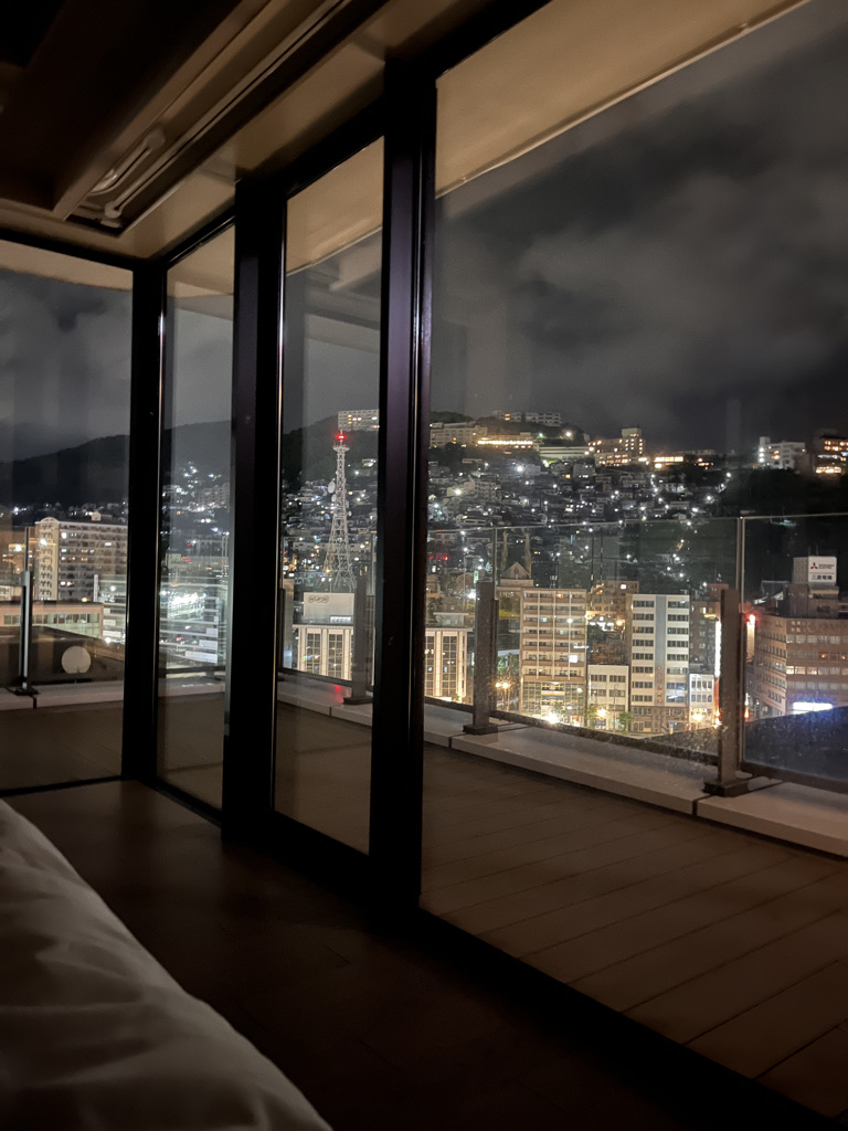 長崎マリオット　ラウンジ　朝食　宿泊記　ブログ　プラチナ特典