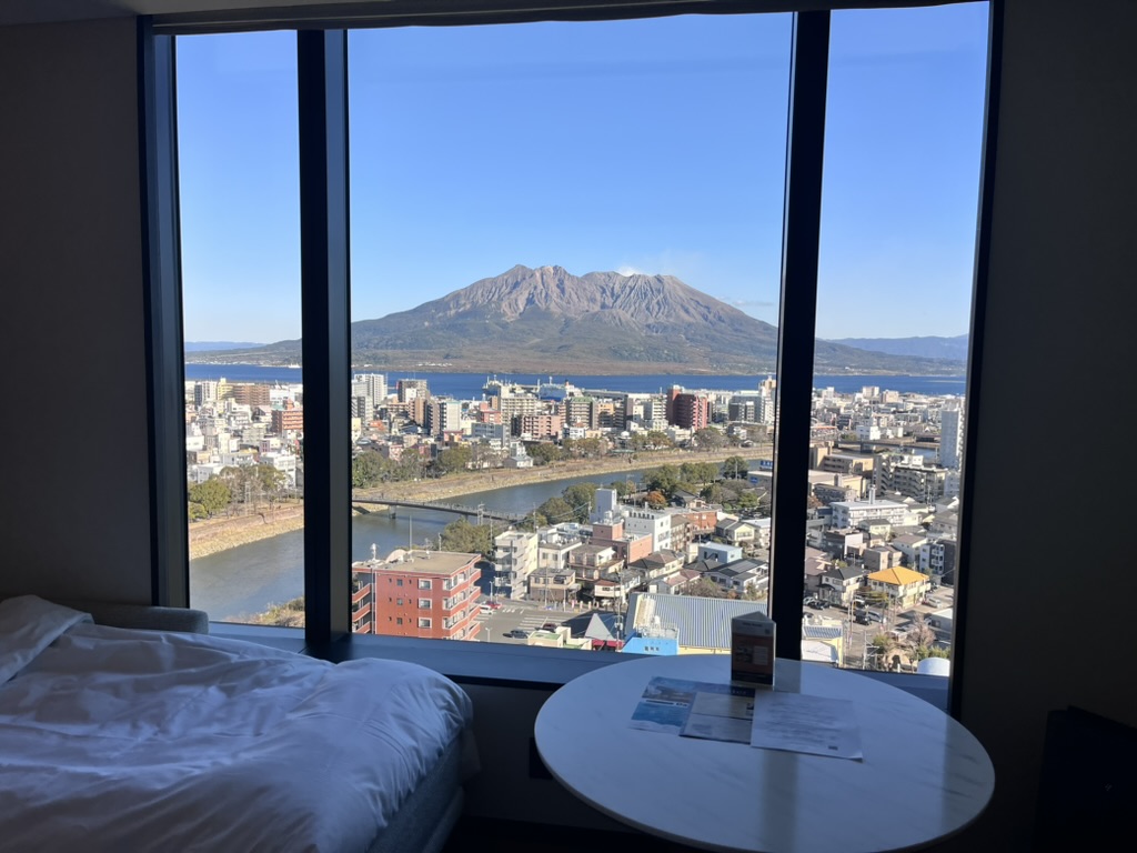 シェラトン鹿児島　宿泊記　部屋　温泉　ジム　無料シャトルバス