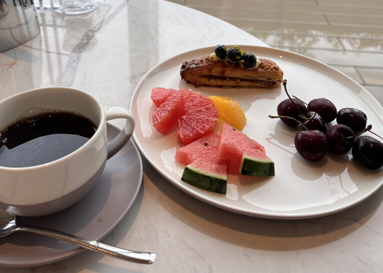 長崎マリオット　ラウンジ　朝食　宿泊記　ブログ　プラチナ特典