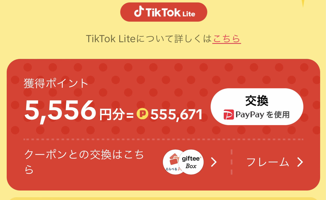 TikTok Lite　紹介　お友達招待　ティックトックライト　4000円　5000円　簡単　ポイント　もらう　条件　方法　危険　いつまで