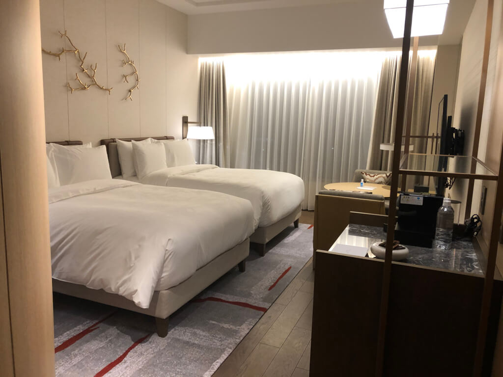 JWマリオット・ホテル奈良　宿泊記 ラウンジ　朝食　プール　フィットネスジム　子供添い寝　アクティビティ　駐車場料金　SPGアメックス　紹介　プラチナ特典