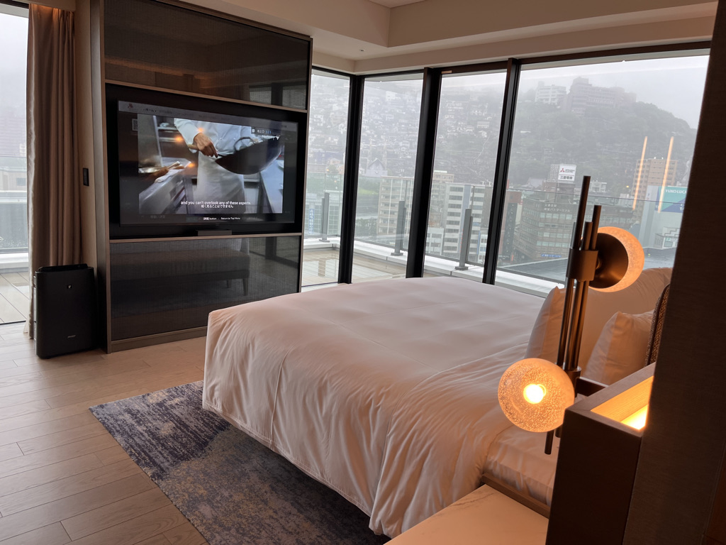 長崎マリオット　ラウンジ　朝食　宿泊記　ブログ　プラチナ特典