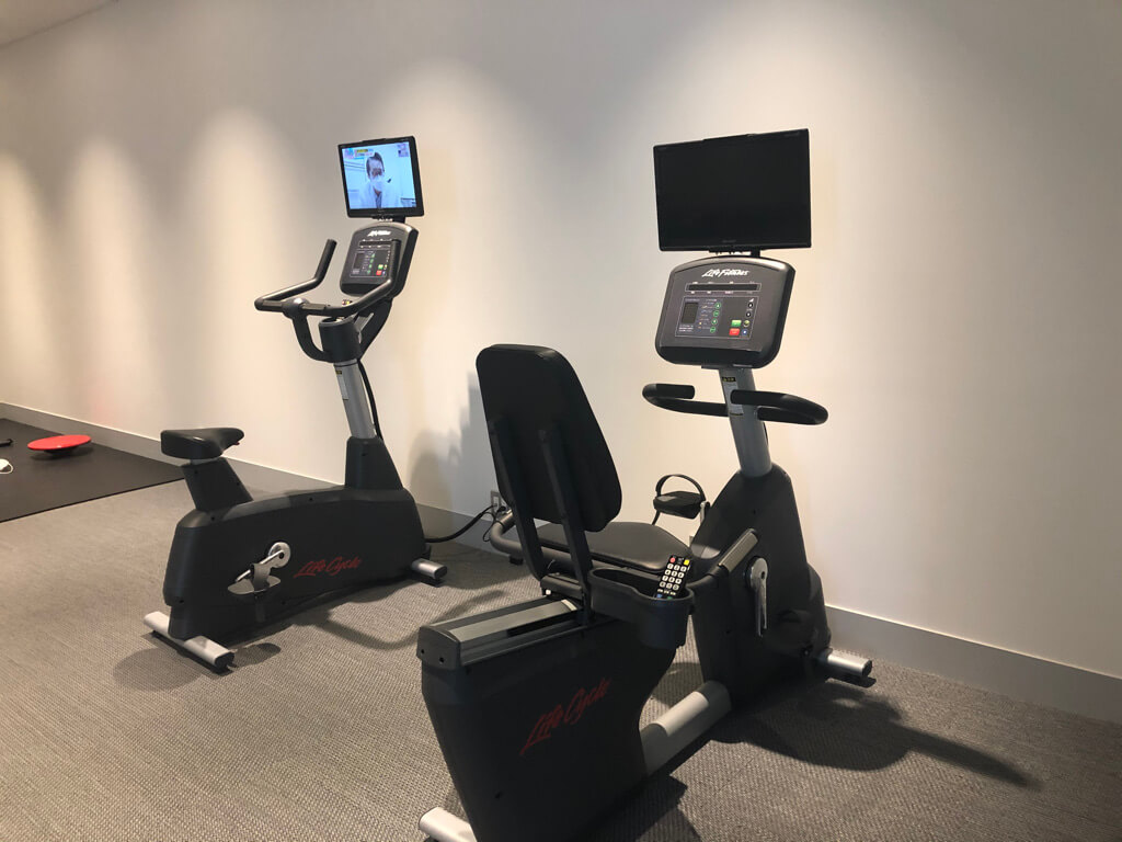 琵琶湖マリオットホテル　宿泊記　温泉付きプレミアム　SPGアメックス特典　格安宿泊　SPGアメックス紹介　子連れ旅　プラチナ特典　　館内施設　　フィットネスセンター　ジム