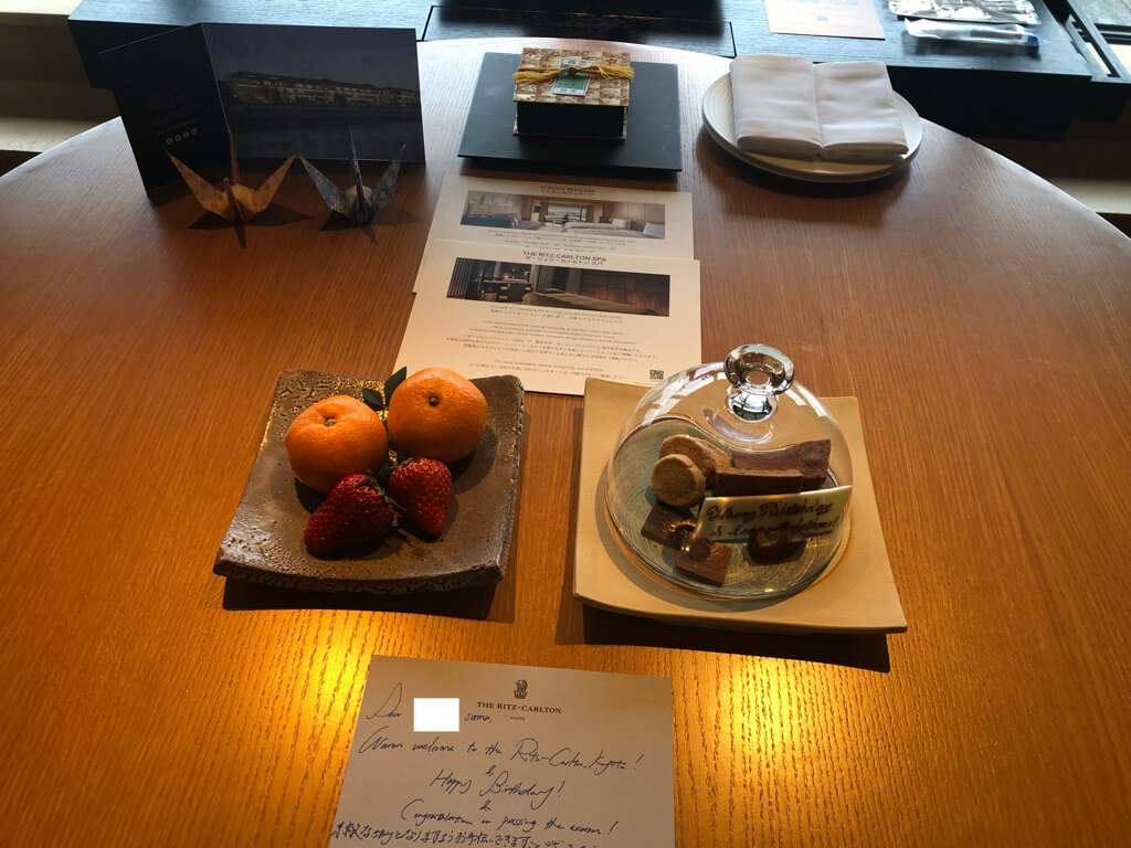 リッツカールトン京都　ブログ　ガーデンテラススイート　マリオットボンヴォイアメックス紹介　プラチナ特典　朝食　プール　アクティビティ　子供添い寝　アメニティ　ジム　駐車場　アクセス
