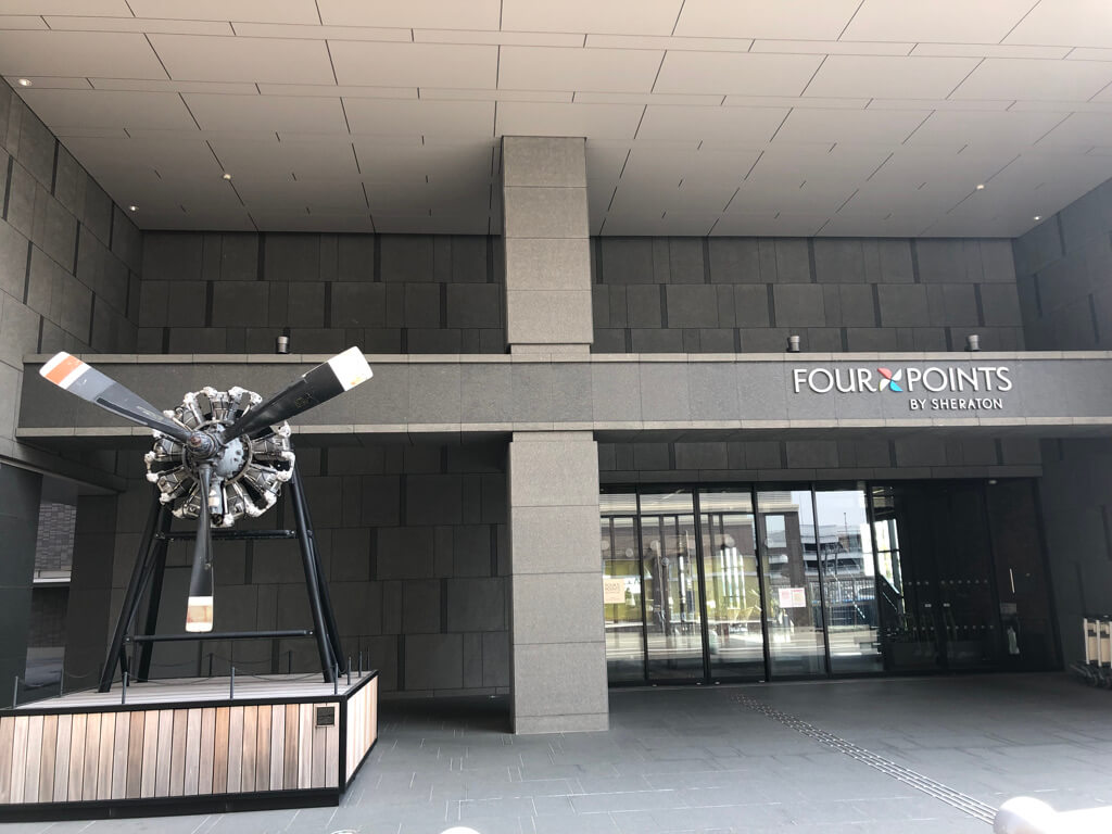 フォーポイントバイシェラトン名古屋中部国際空港　宿泊記　ブログ　プラチナ特典　朝食　駐車場　マリオットボンヴォイアメックス　紹介