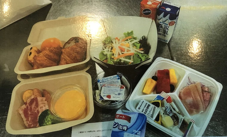 琵琶湖マリオット　温泉ビューバス付 プレミアルームツイン　宿泊記　SPGアメックス紹介　朝食ボックス