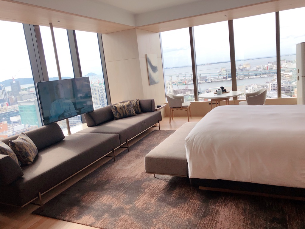 リッツカールトン福岡　ポイント　ブログ　アクセス　宿泊記　部屋　アメニティ　料金　クラブレベル