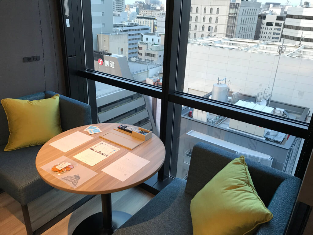 コートヤード・バイ・マリオット大阪本町　宿泊記　朝食　ハッピーアワー　カクテルタイム　アップグレード　プラチナ特典　エコサービス　SPGアメックス　紹介