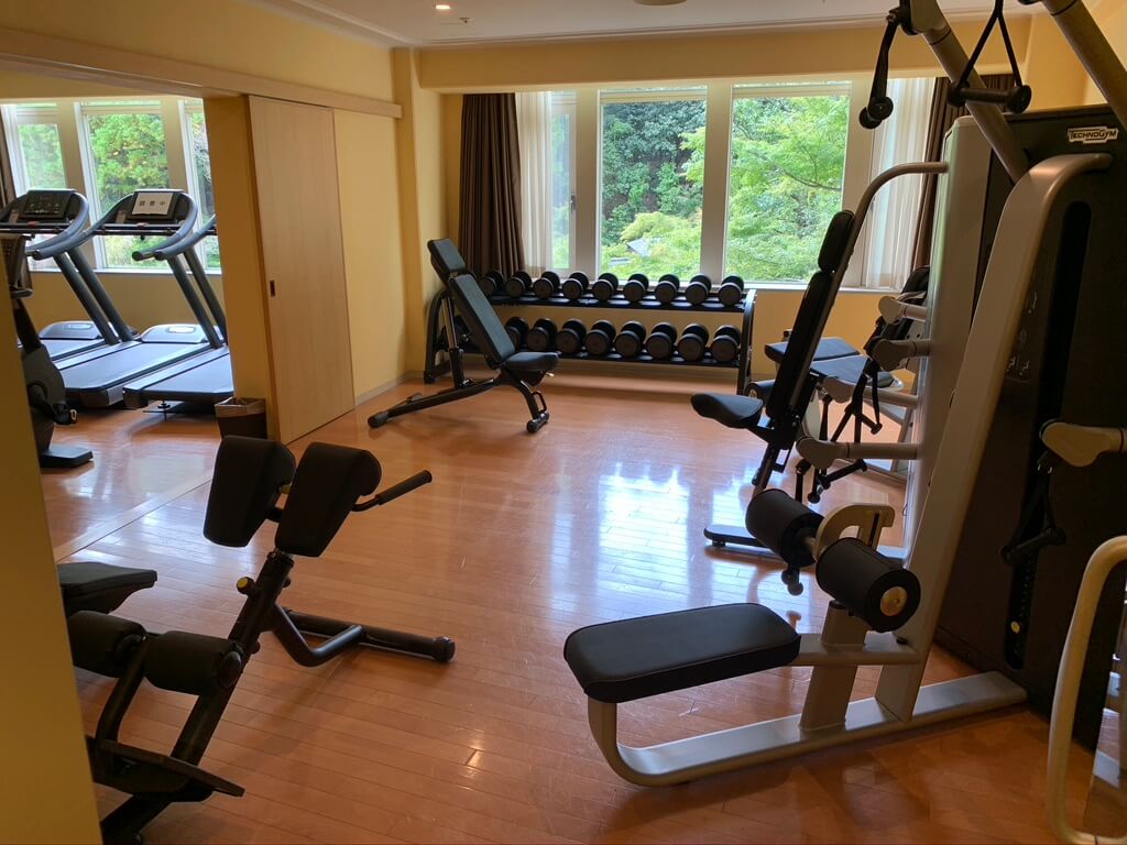 ザ・プリンス京都宝ヶ池宿泊記☆最安値料金でクラブフロアの朝食やラウンジを利用できました! 55 ザ・プリンス 京都宝ヶ池 宿泊記 フィットネス ジム