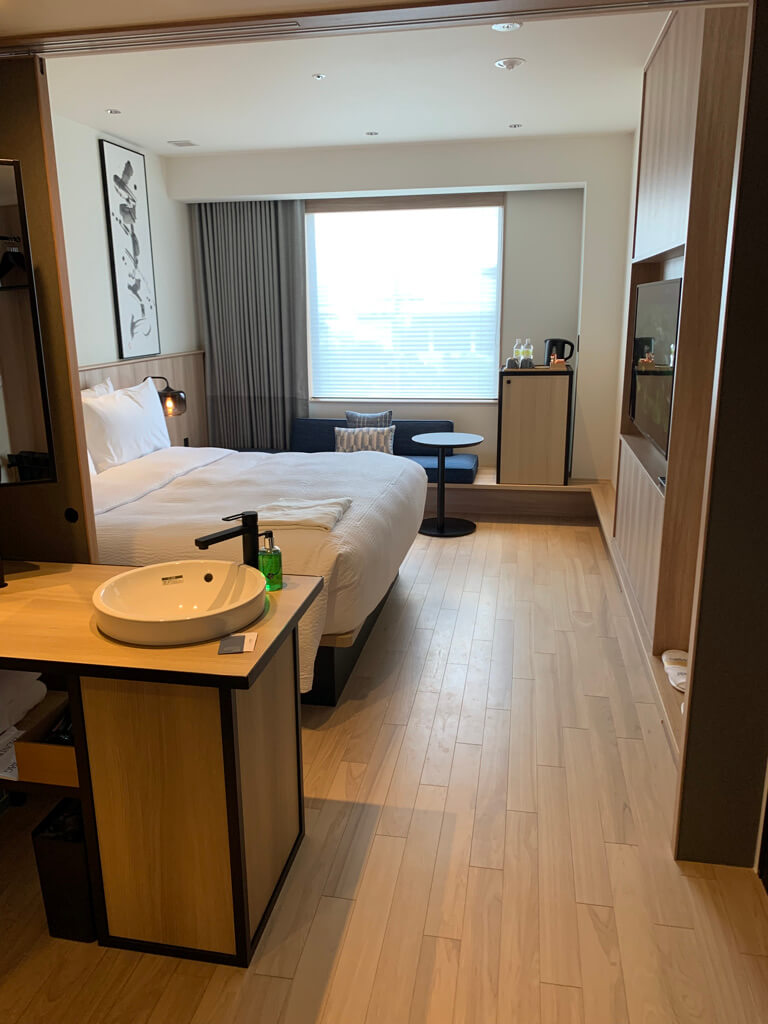 フェアフィールド･バイ･マリオット･京都天橋立　宿泊記　スタンダードキング　売店　自動販売機　コインランドリー　周辺　レストラン　観光　富田屋　天橋立チーズケーキ　プラチナ特典　マリオットホテル　SPGアメックス