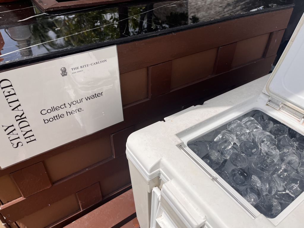 リッツカールトンサムイ　　　宿泊記　ブログ　プラチナ特典　プール