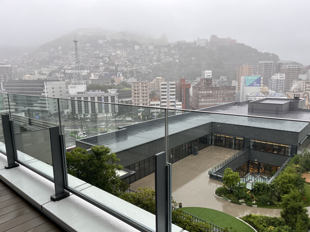 長崎マリオット　ラウンジ　朝食　宿泊記　ブログ　プラチナ特典