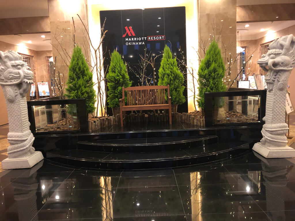 沖縄マリオット 宿泊記 パノラマオーシャンスイートプレミアム 部屋 館内施設 格安宿泊　プラチナ特典 SPGアメックス紹介　ジム　プール　スパ