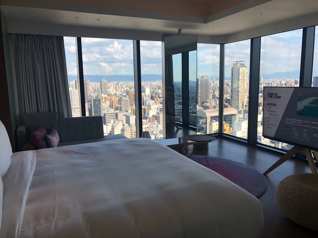 W大阪　マーベラススイート　子連れ　宿泊記 SPGアメックス紹介　朝食　プール　WETバー　サウナ　大浴場　フィットネスジム　駐車場　プラチナ特典