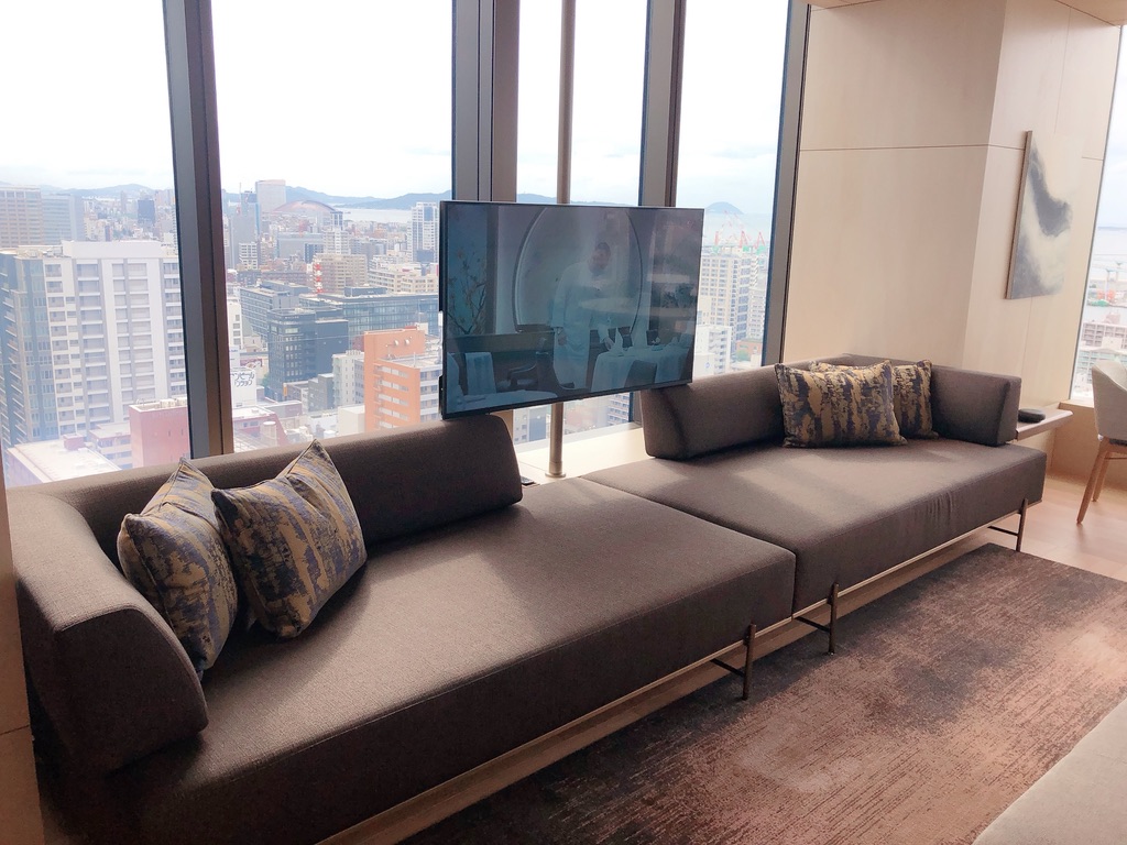 【リッツカールトン福岡宿泊記】お部屋・施設紹介☆ポイントで超お得!10万円越えの宿泊費をタダにする方法 67 リッツカールトン福岡 ポイント ブログ アクセス 宿泊記 部屋 アメニティ 料金 クラブレベル