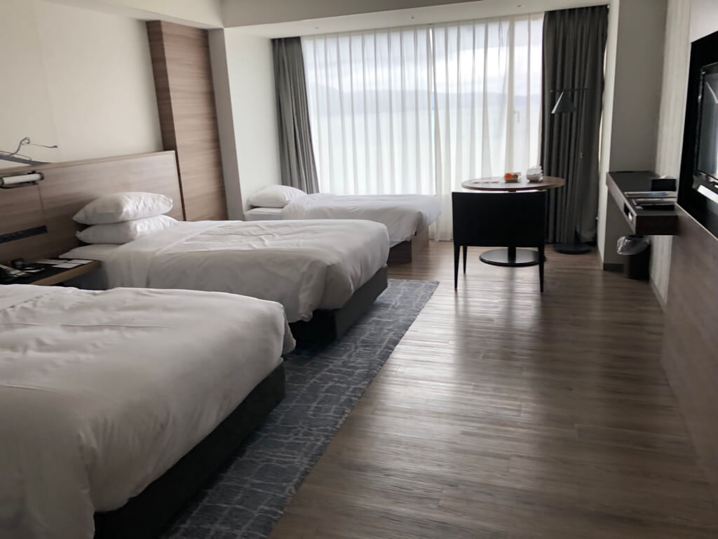 琵琶湖マリオット 宿泊記　ブログ　子連れ　体育館　朝食　　ラウンジ　マリオットボンヴォイアメックス　紹介　プラチナ特典　ゴールド特典　子供添い寝無料