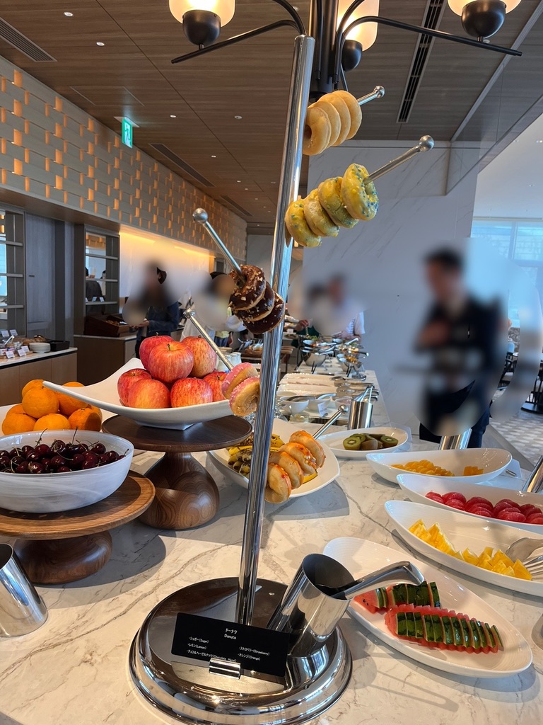 長崎マリオット　ラウンジ　朝食　宿泊記　ブログ　プラチナ特典