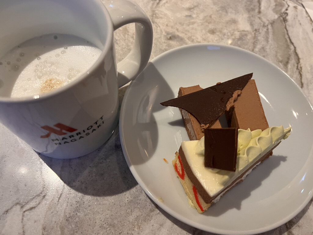 長崎マリオット　ラウンジ　朝食　宿泊記　ブログ　プラチナ特典