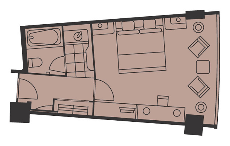 ザ・プリンス京都宝ヶ池宿泊記☆最安値料金でクラブフロアの朝食やラウンジを利用できました! 8 ザ・プリンス 京都宝ヶ池 宿泊記 クラブフロア クラブキング