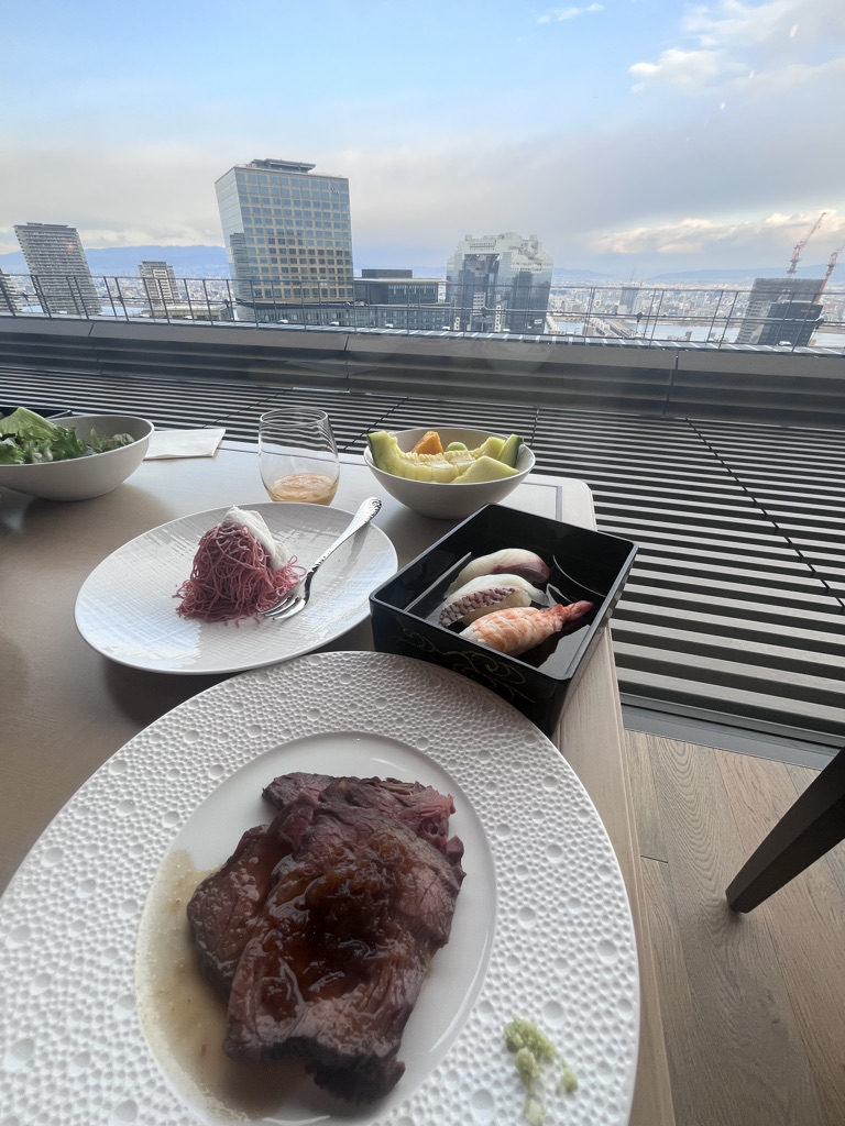 大阪ステーションホテル 子連れ 宿泊記 朝食 スペシャリティサロン　ラウンジ プラチナ特典